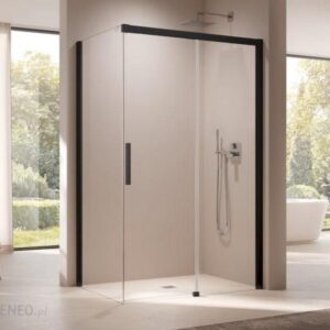 Kermi Nica Black 120x100 Prawa Czarna NID2R120203PK+NITWl100203PK