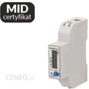 Orno Licznik Energii Elektrycznej 1 Fazowy, Wielotaryfowy Z Portem Rs485 I Certyfikatem Mid, 100A Orwe515