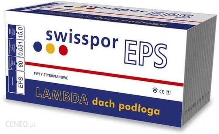 Swisspor Styropian Podłogowy 21cm Eps80 Max Grafitowy 031