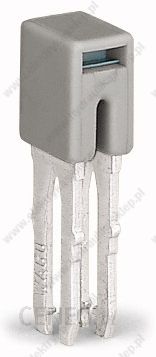 Wago Mostek Poprzeczny z Izolacją 41A 8x8mm Szary (282-402)